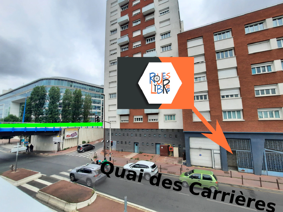 Entrée du local de co-réparation